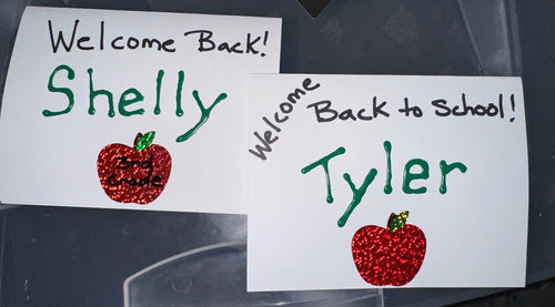 Back to School Card - Apple