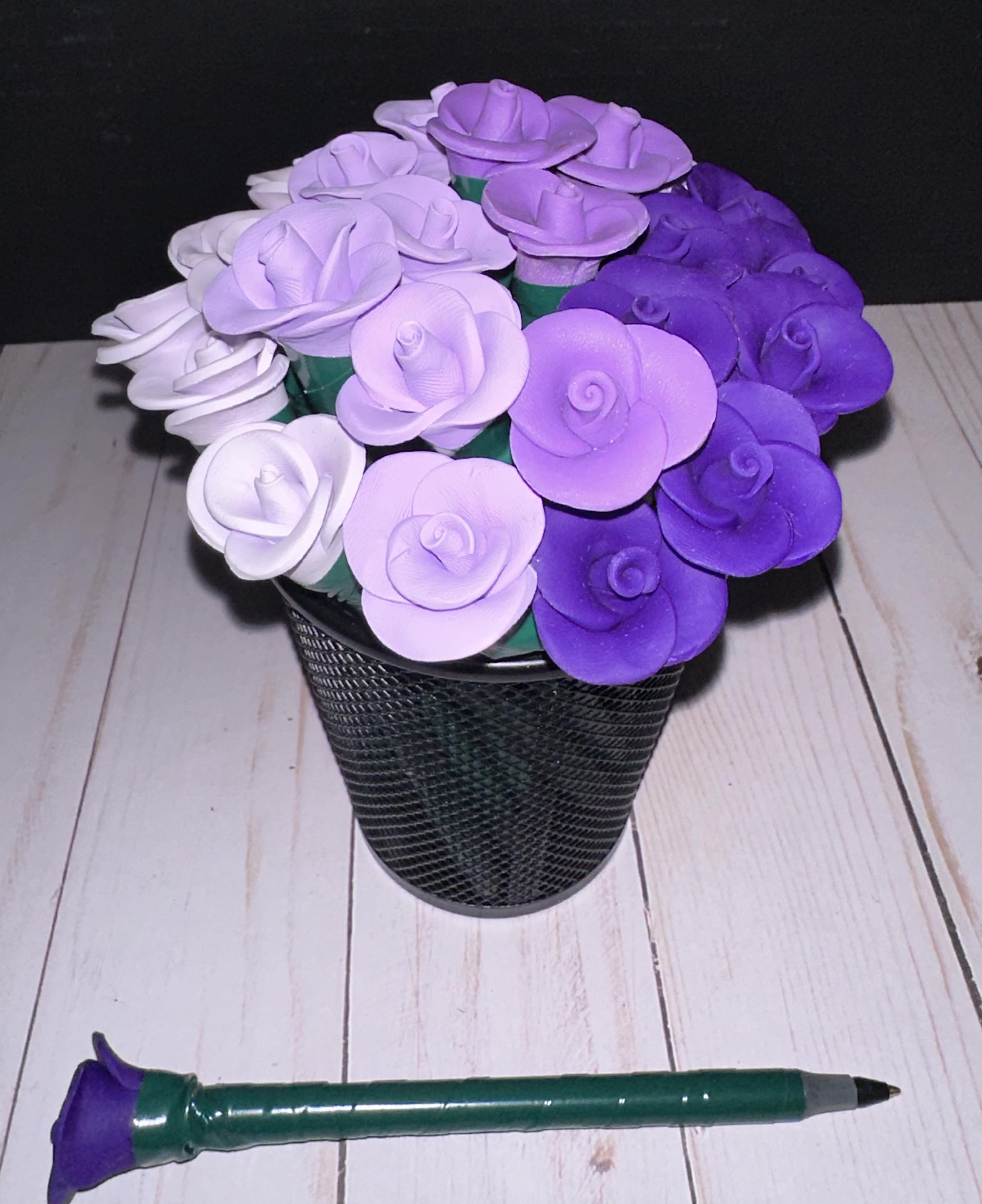 Periwinkle Ombre... shades of purple - 18 stem Bouquet