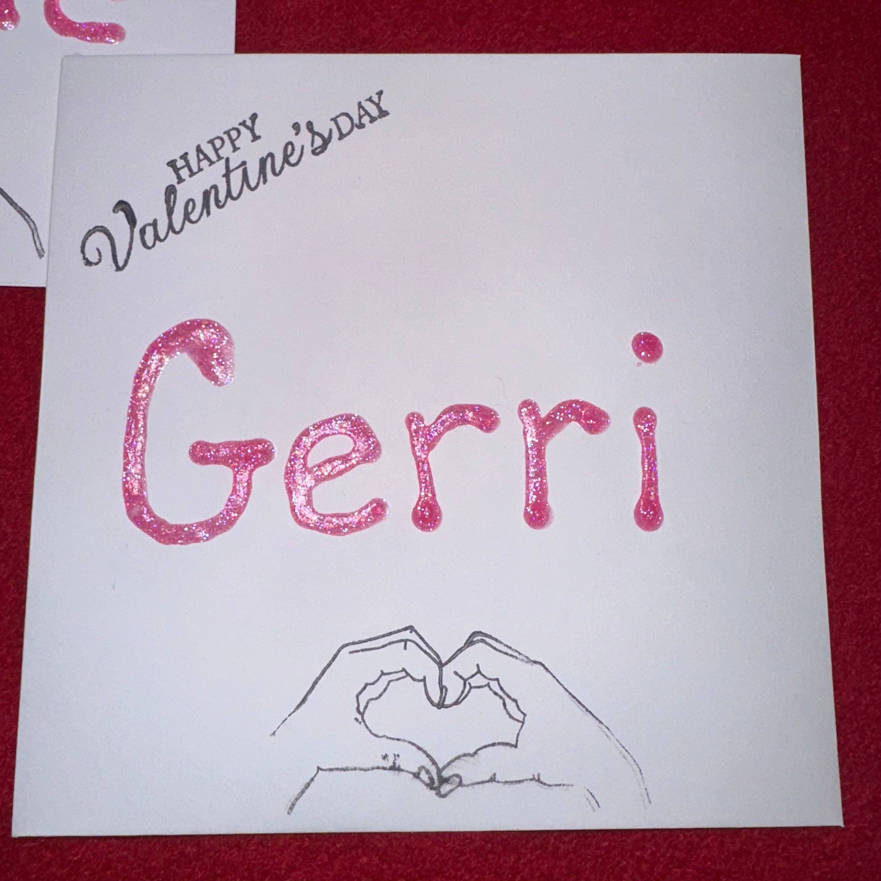 PERSONALIZED - Handcrafted Valentine’s Day cards