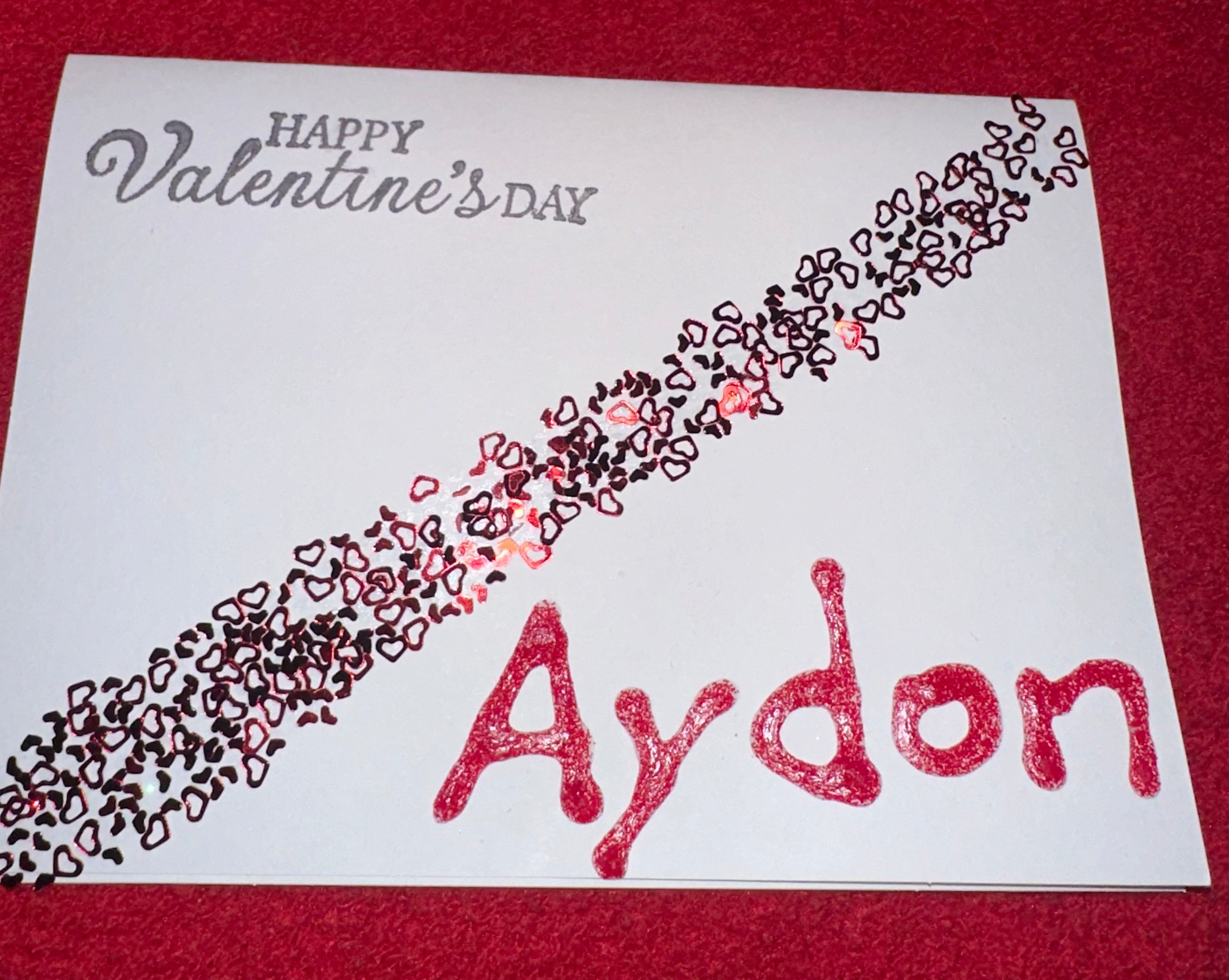 PERSONALIZED - Handcrafted Valentine’s Day cards