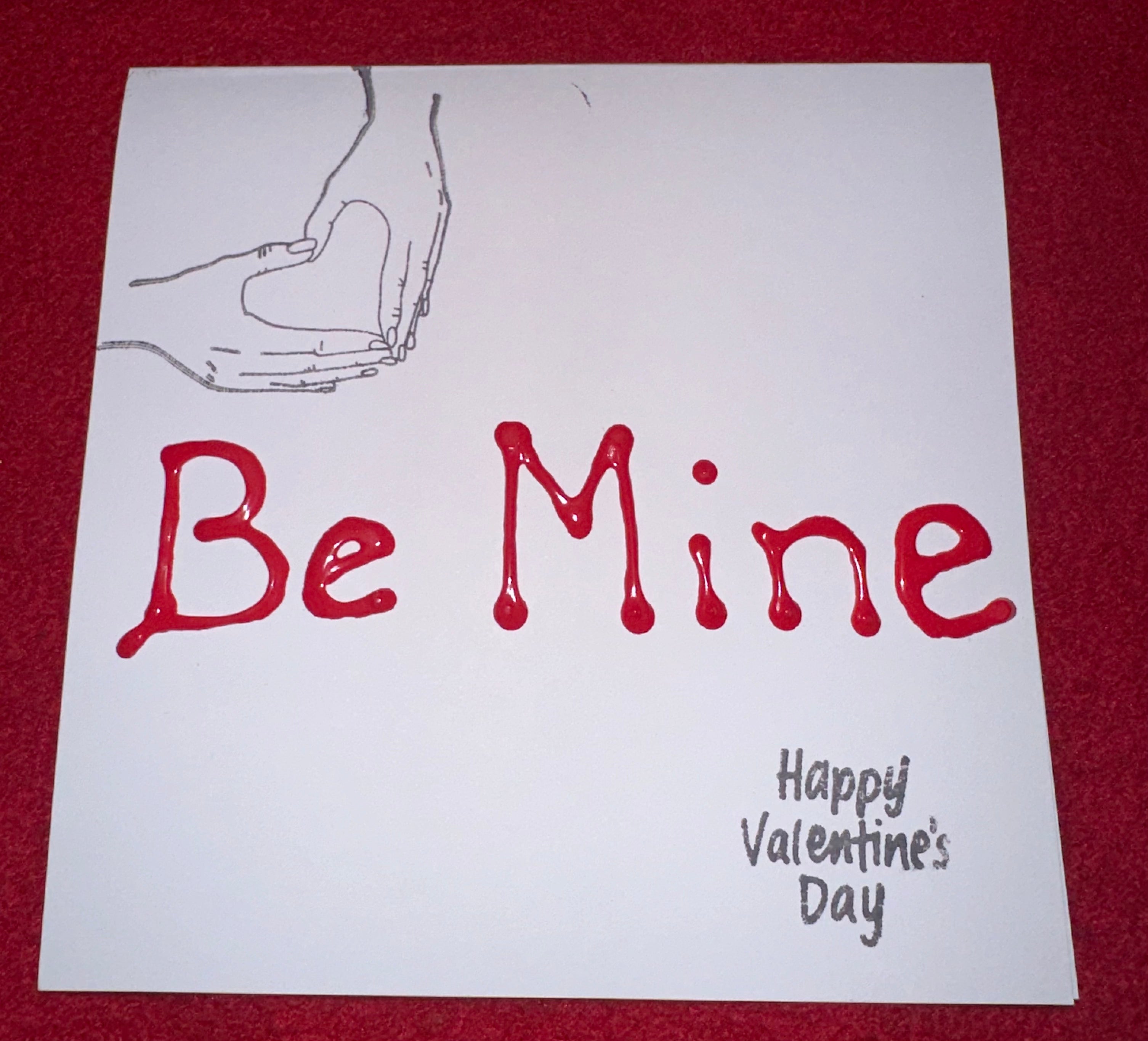 Handcrafted Valentine’s Day cards