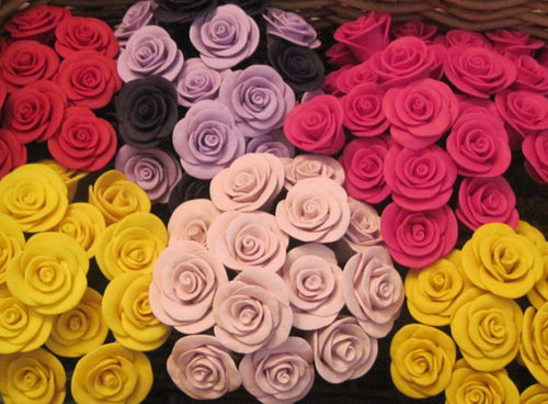 6 Stem Rosy Writer Bouquet - You pick the color