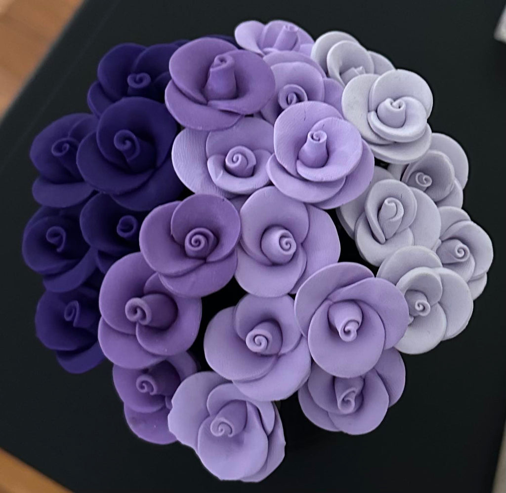 Periwinkle Ombre... shades of purple - 18 stem Bouquet