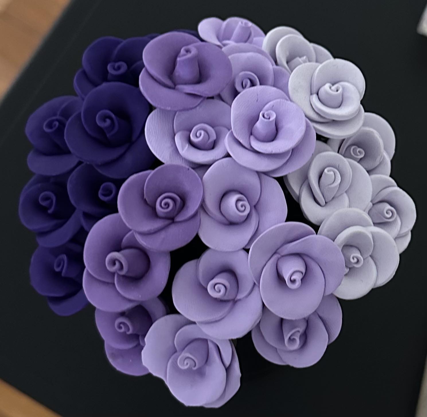 Periwinkle Ombre... shades of purple - 18 stem Bouquet